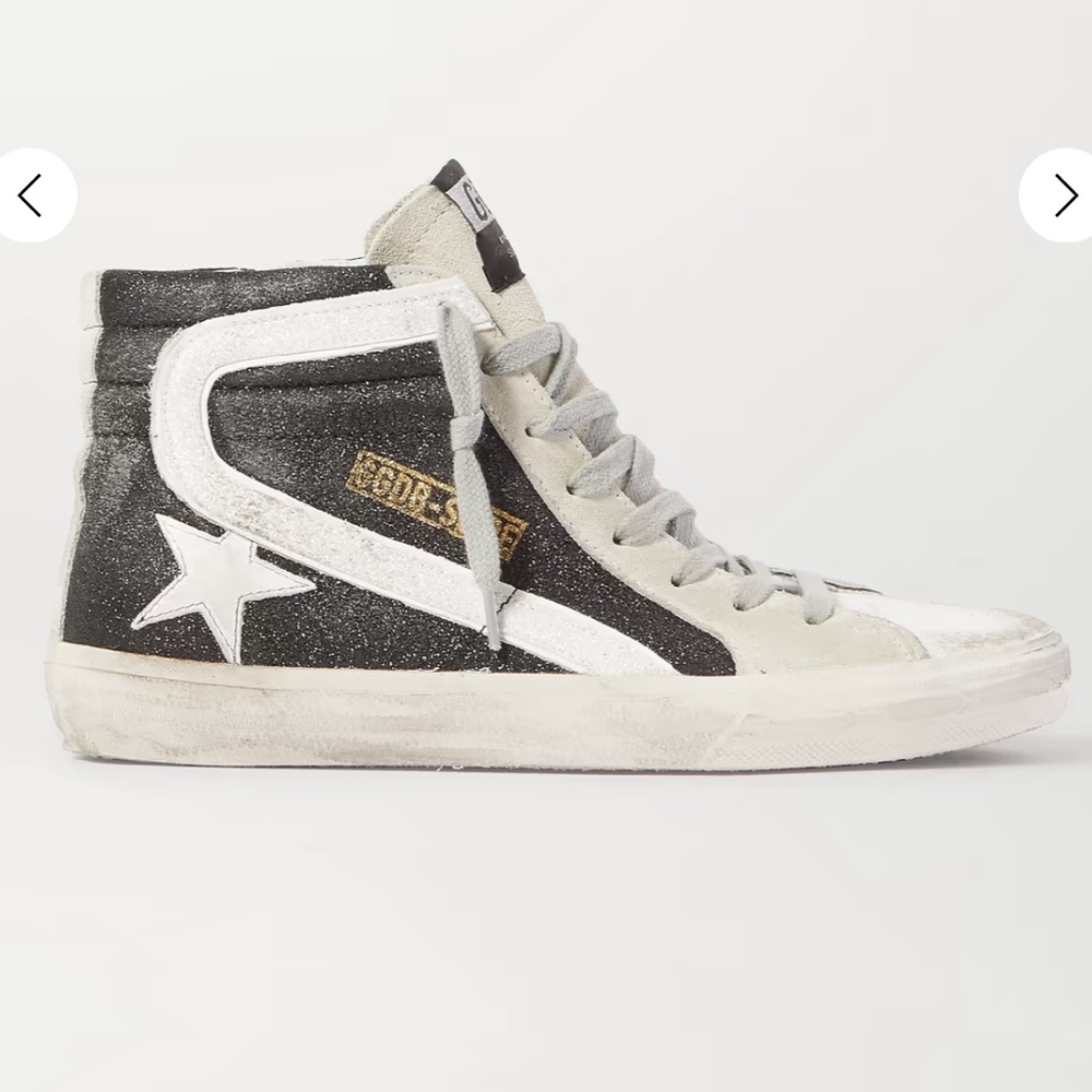 GOLDEN GOOSE Slide Glitter Shoe